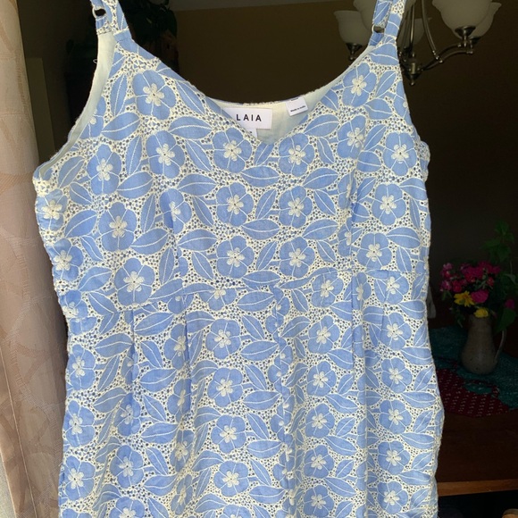 Eyelet jumpsuit sz M - Picture 6 of 7